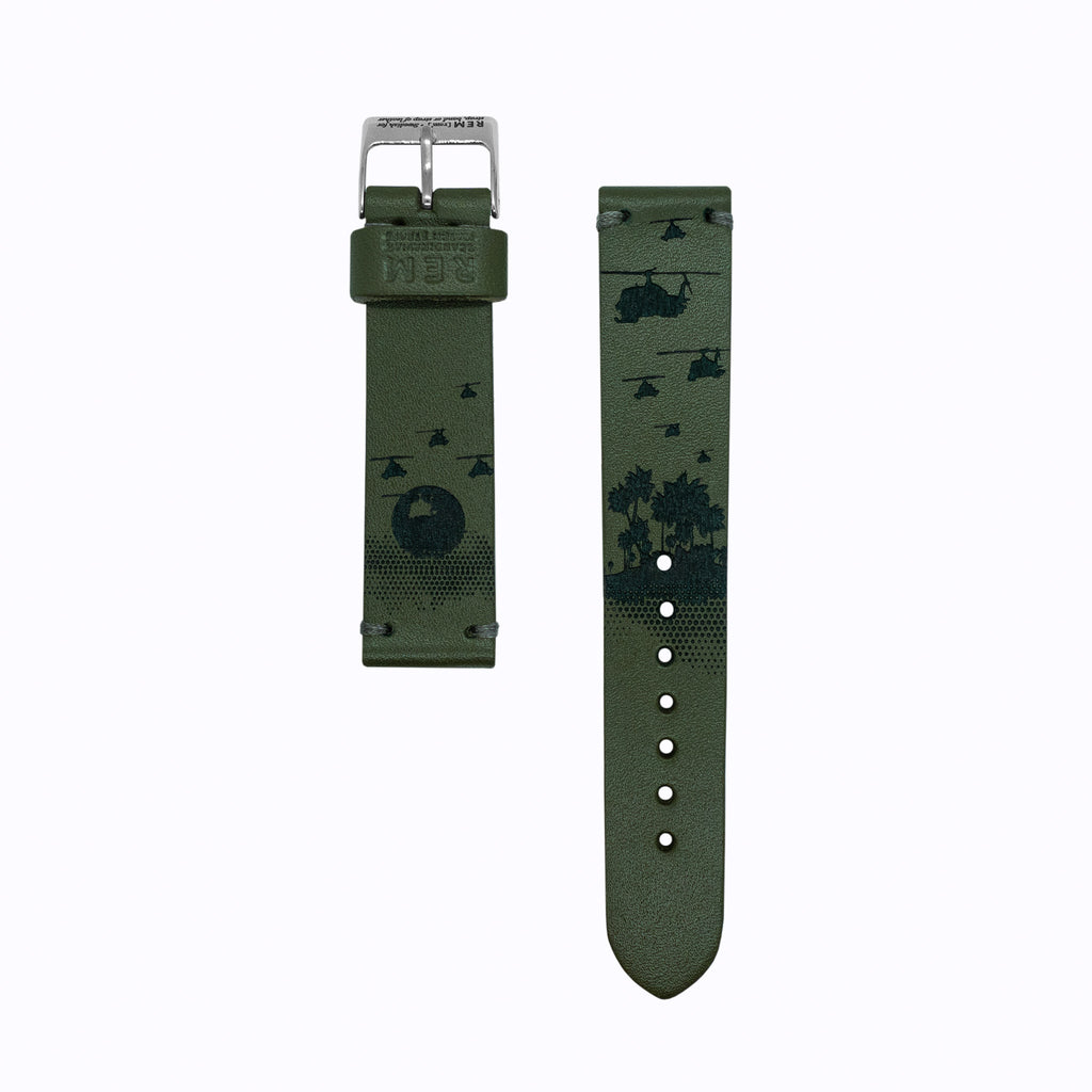 REM – Captain Willard – Laser engraved watch strap – REM Straps