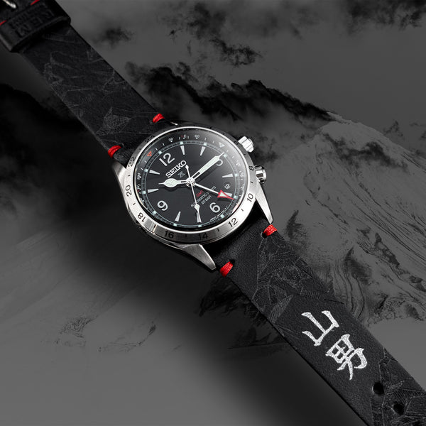 REM – Yama-Otoko – Laser engraved watch strap for Seiko Alpinist