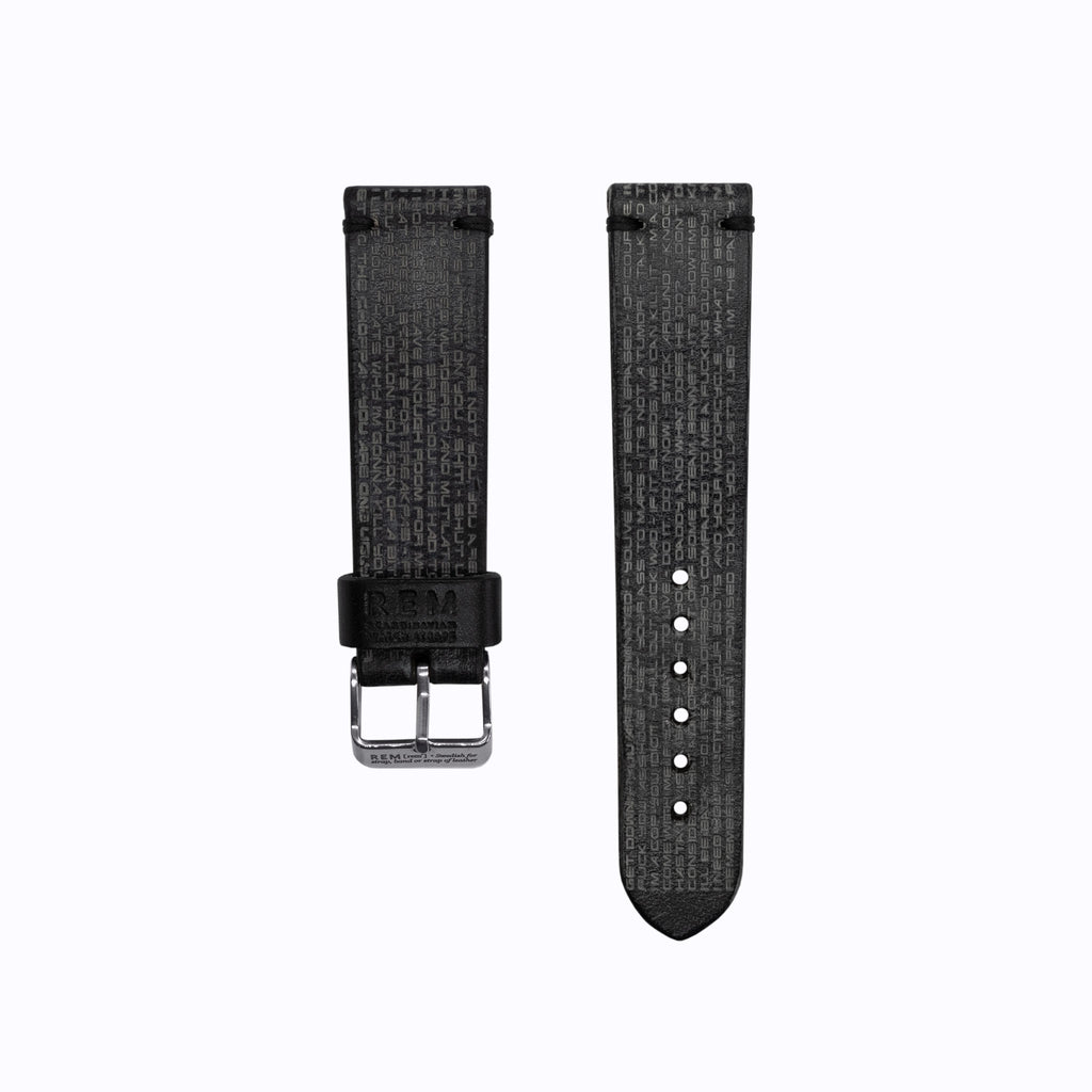 REM – Arnie 75 – Laser engraved watch strap for the Seiko 